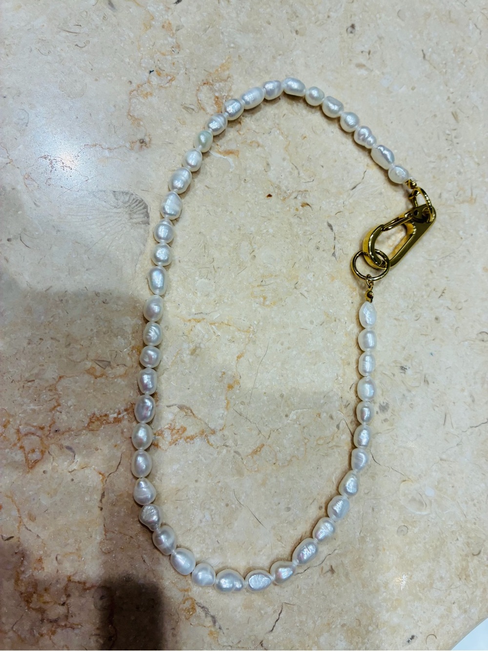 James Michelle Pearl Lock Necklace - Picture 7 of 7